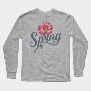 Spring Flowers Bloom Floral First day of Spring Long Sleeve T-Shirt